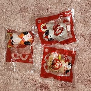 3 McDonald's Ty Beanie Babies Teenie Beanie Boos 2021